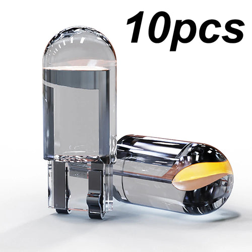 10X White T10 194 168 W5W COB Waterproof Bright Wedge Interior LED Light Bulb