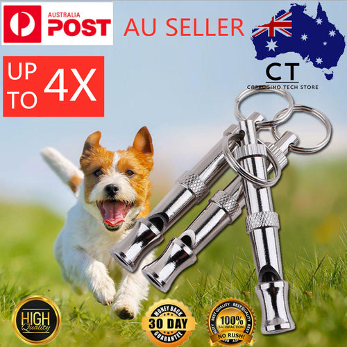 Puppy Pet Dog Training Obedience Whistle Ultrasonic Supersonic Adjustable Pitch