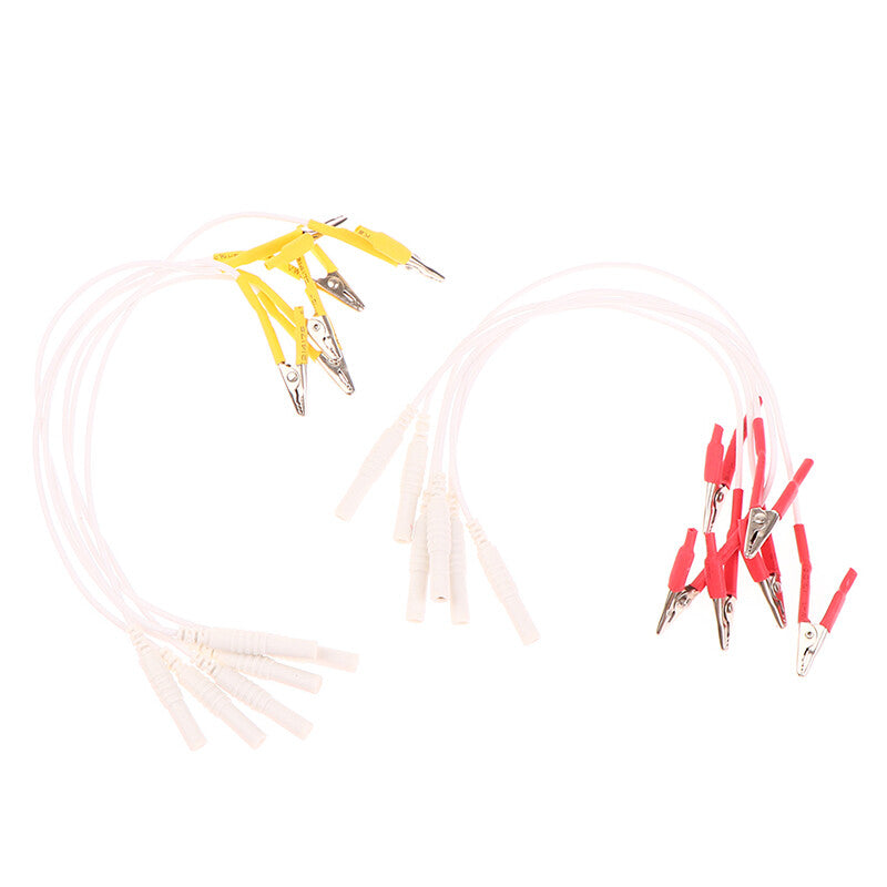 6pcs Alligator Clip Cable, Acupuncture Needles Clip for Electronic Acupuncture