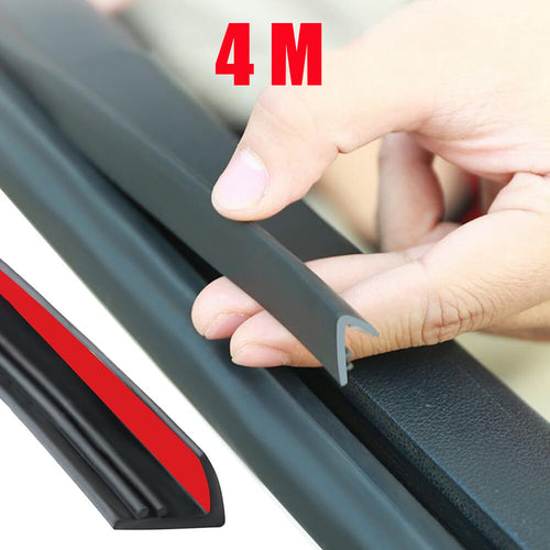 4M Compatible with Ford V Shape Car Side Window Trim Edge Mould Rubber Sealing Strip
