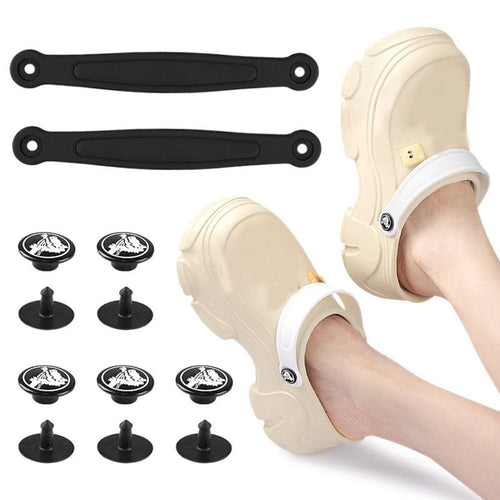 DIY Beach Slippers Straps EVA Hole Shoes Strap Sandals Straps Shoe Decoration