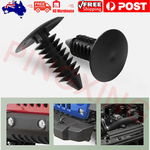 100X Car Trim Body Clips Kit Rivets Retainer Auto Panel Bumper Plastic Fastener