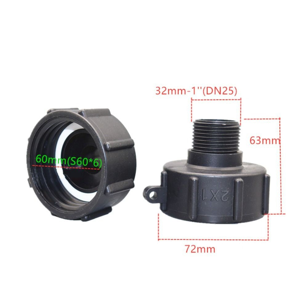 IBC IBC Tank Adapter S60 Hose Connector IBC Ton Barrel Connector Water Tank
