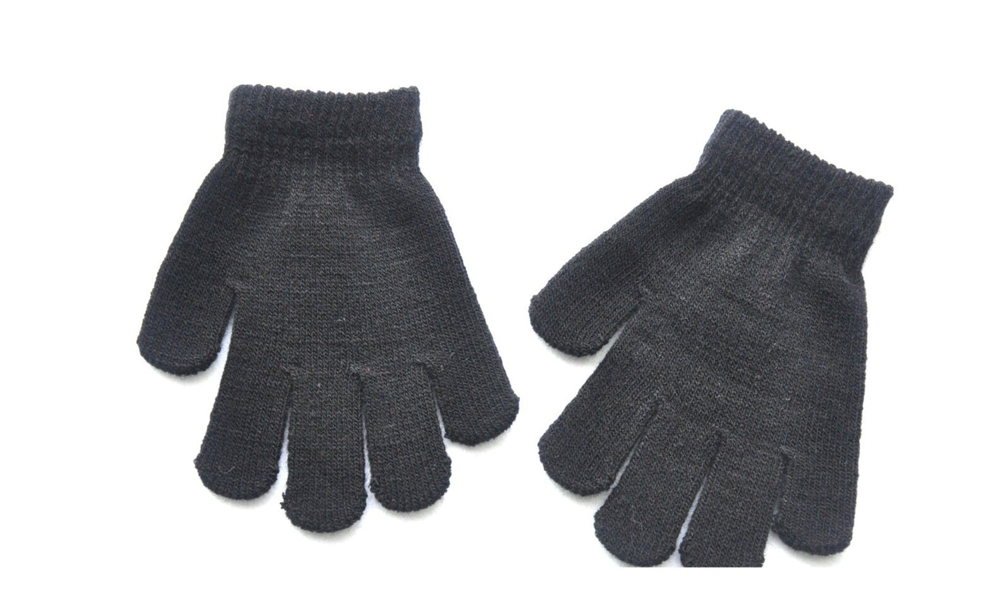 Winter Warm Children Gloves Solid Kids Mittens Gloves Knitted Children Glove