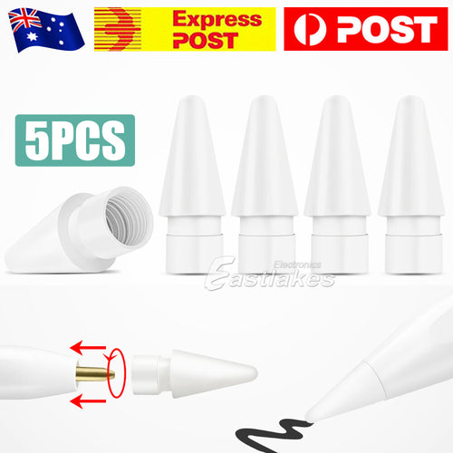 5Pcs Replacement Tips Compatible with Apple Pencil Tip 1St 2Nd PRO Generation Extra Nibs Nib