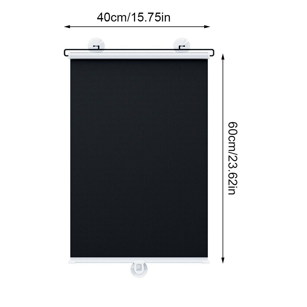 Roller Blinds With Suction Cup Blackout Bathroom Curtains Blind Window Pleats Drill Rolls Terrace Decoration Drilling Bedroom
