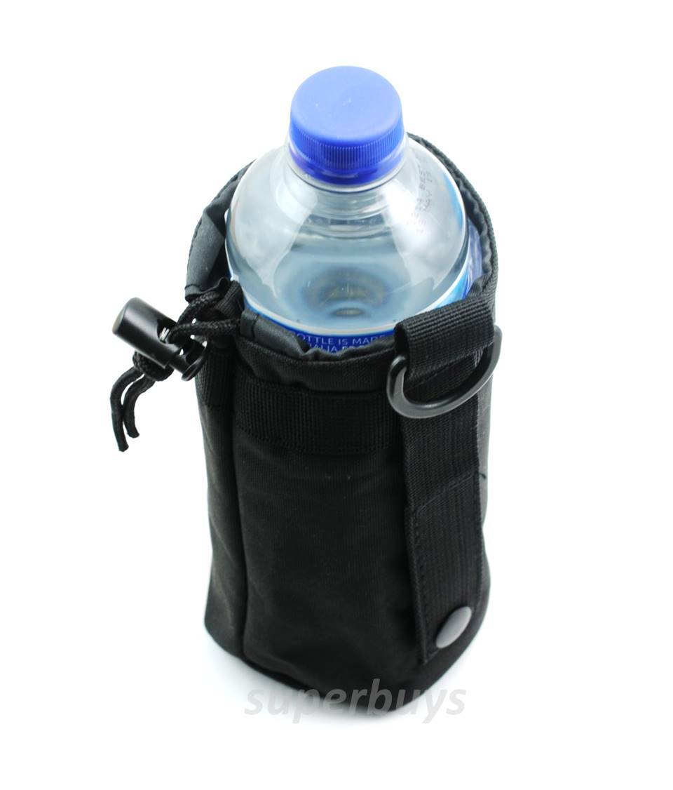 MOLLE Tactical Army Military Water Bottle Utility Dump Carrier Bag Pouch Belt T2