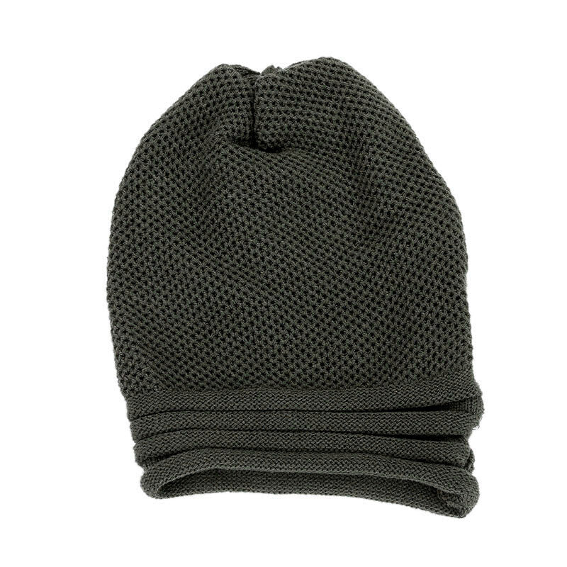 Men Women Baggy Cap Slouch Oversize Hat Ski Beanie Winter Knitted Warm Outdoor