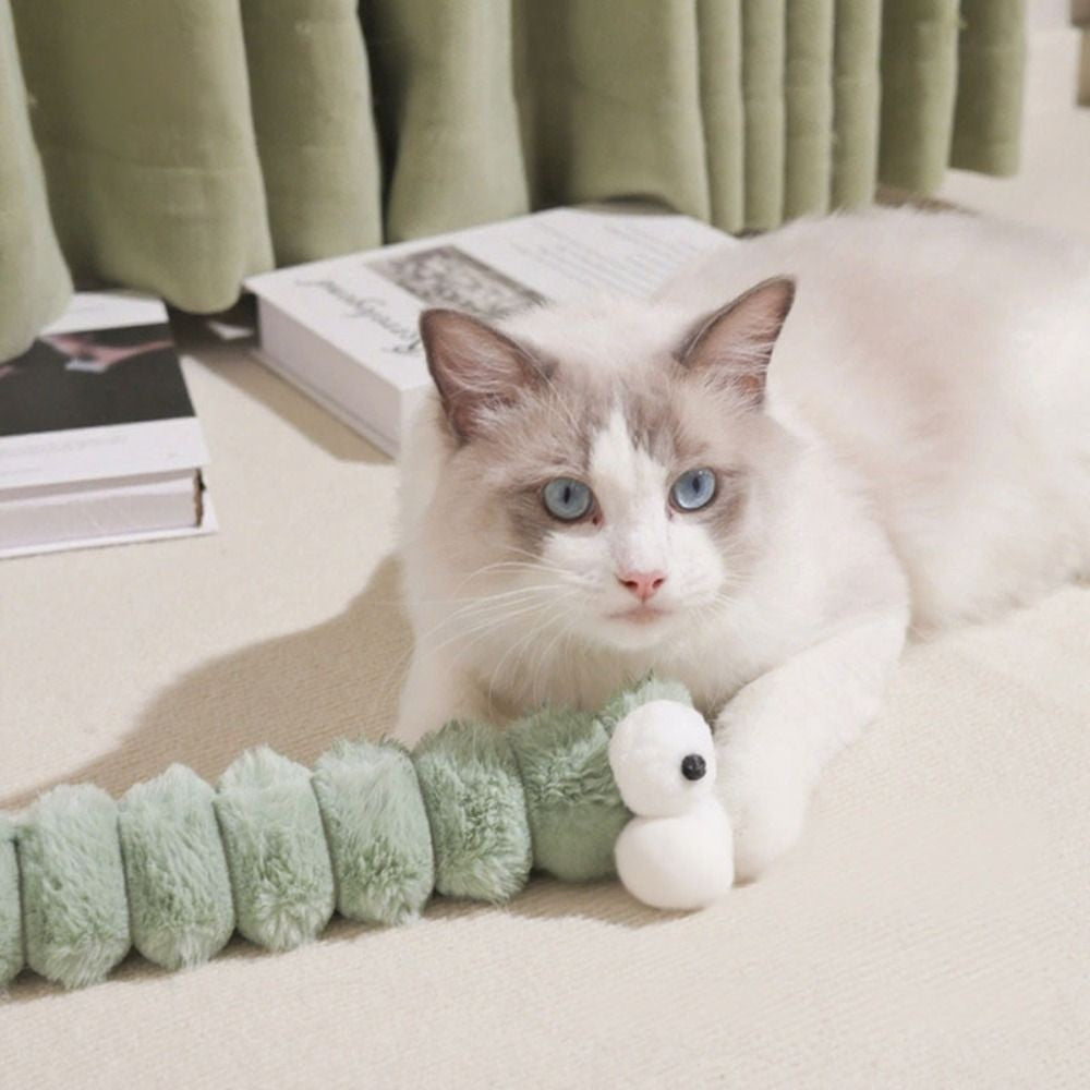 Soft Plush Cat Kick Toy Self-entertainment Catnip Toy Cat Toy Supplies