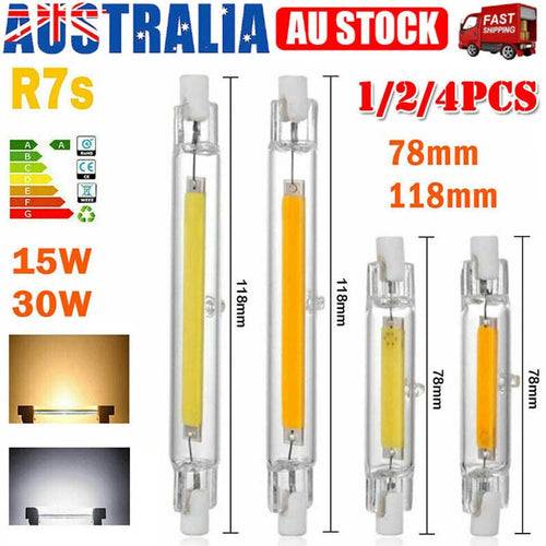 78/118mm R7S LED Flood Light Corn Bulb Light Replacement For Halogen Lamp AU