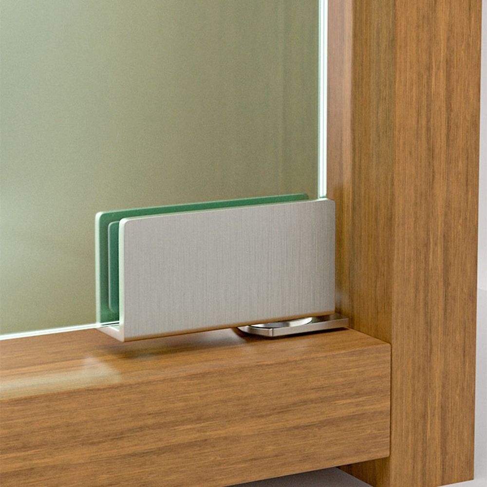 2PCS Hardware Glass Door Hinge Furniture Cabinet Door Hinge Glass Cabinet