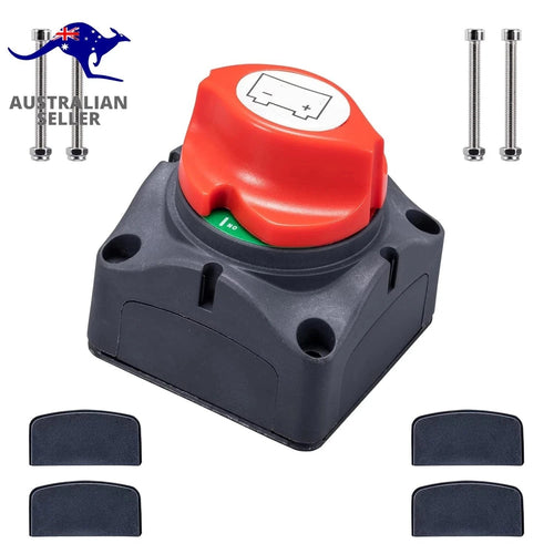 12V/24V/48V Battery Master Disconnect Switch Boat Marine Caravan Isolator On Off
