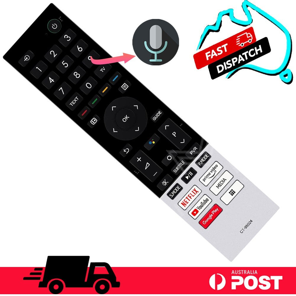 CT-95022 CT-95024 Voice Remote Control for Toshiba TV 43C350KP 43E350KP 75C350KP