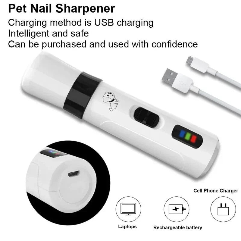 Heusom Silent Groom Pro Nail Grinder, Silent Groom Pro Dog /Cat Nail Grinder