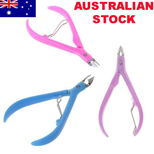 Stainless Steel Cuticle Nipper Clipper Manicure Tool Hangnail Trimmer 11cm New