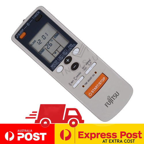 Air Conditioner Replacement Remote Control Fujitsu AST24PBA-W, AST30PBA-W