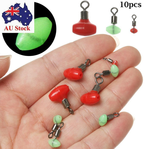 Fast Link Running Ledger Fishing Swivels connect Slider Beads Zig Pulley Clip