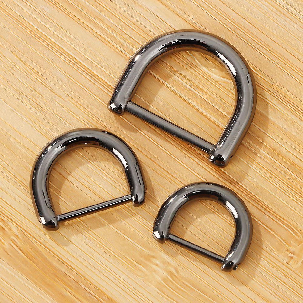 Detachable Bag Strap Accessories Open Screw D Ring Buckle Clasp Screw D Buckle