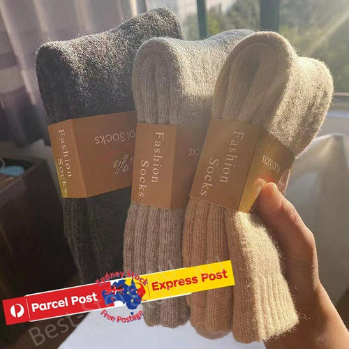 6 Pairs 6-11 AUSTRALIAN MERINO WOOL THERMAL HEAVY DUTY EXTRA THICK WORK SOCKS