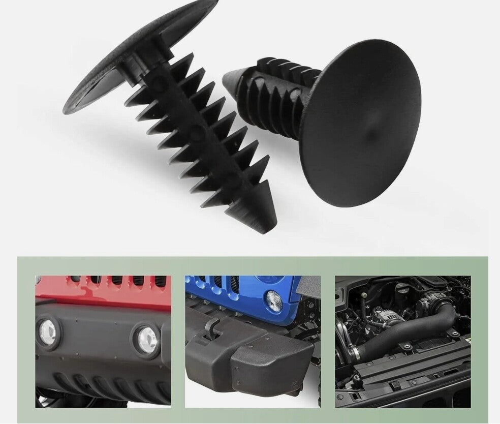 100X Car Trim Body Clips Kit Rivets Retainer Auto Panel Bumper Plastic Fastener