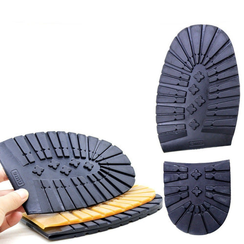 1 Pair Self-Adhesive Rubber Shoe Pieces Non-Slip Repair Materials