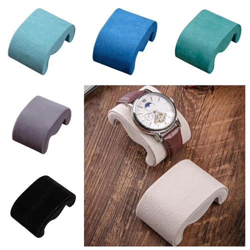 Suede Velvet Fixed Pillows Display Wristwatch Cushion Watch