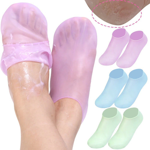 Spa Massage Silicone Moisturizing Foot Socks Breathable Foot Socks Foot Spa