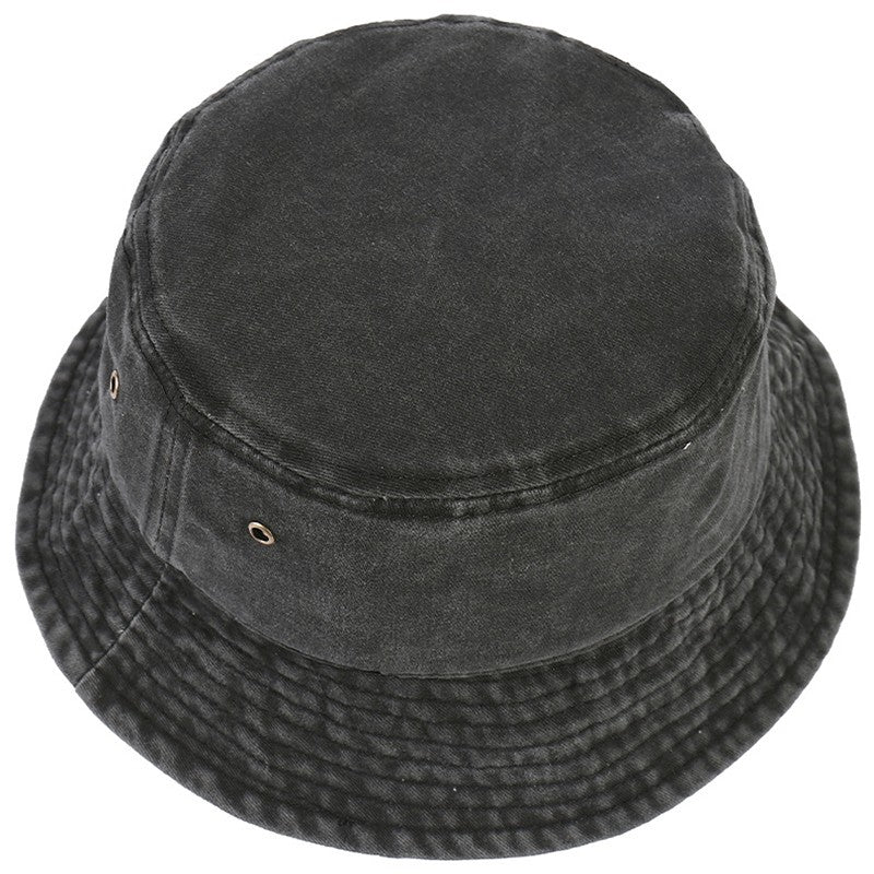 Unisex Men Women Washed Cotton Outdoor Camping Sports Bucket Fisherman Hat Style