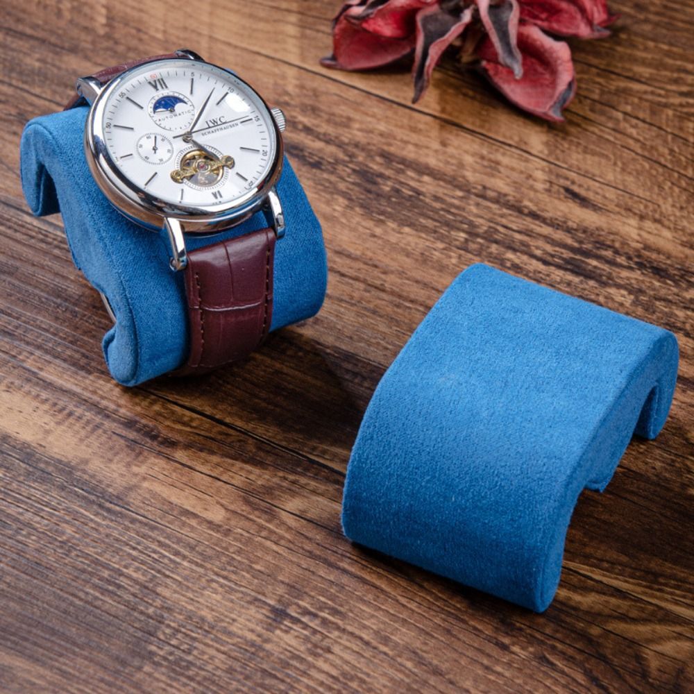 Suede Velvet Fixed Pillows Display Wristwatch Cushion Watch