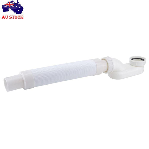 ABS Low Profile Flat 1 1/2 P Trap Kit Flexible Freestanding Tub Drain Bath