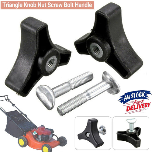 2/4PCS Triangle Handle Knob Nut Screw Bolt Compatible with Honda Lawn Mower Parts Replace