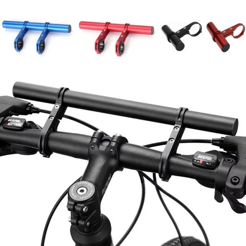 Bike Handlebar Extender Handle Bar Extension Mount Bicycle Flashlight Holder