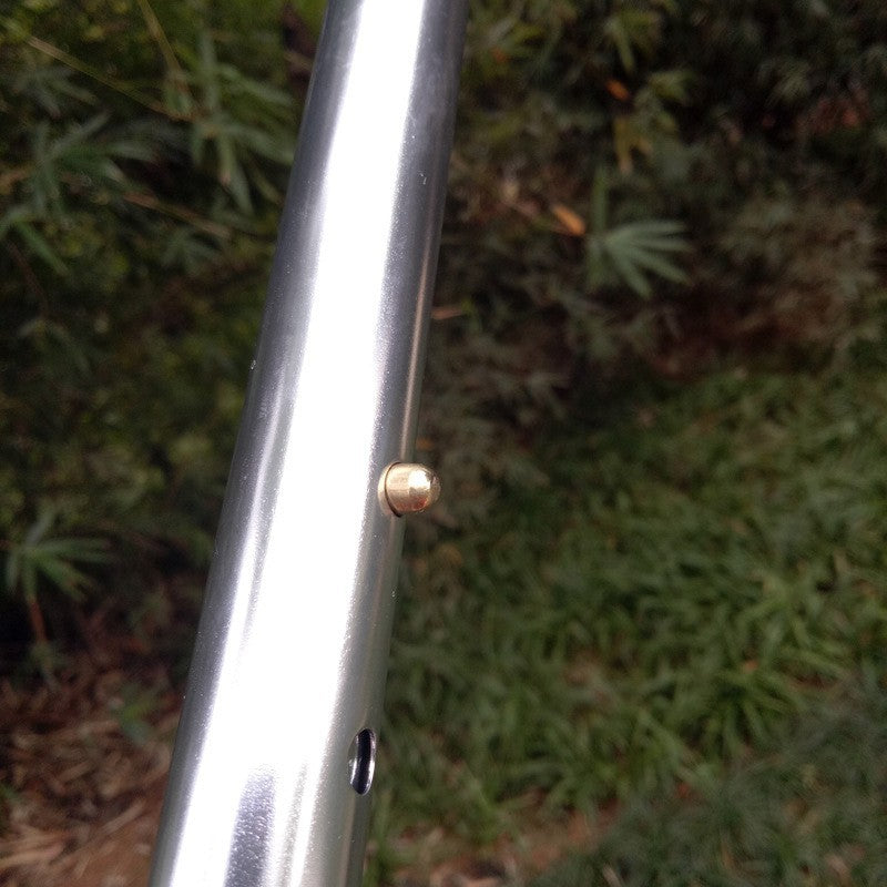 Aluminium Metal Walking Stick Travel Retractable Adjustable Compact Cane Pole AU