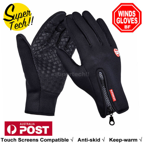 2026 Winter Gloves Waterproof Touch Screen Gloves Cycling Gloves Windproof Warm