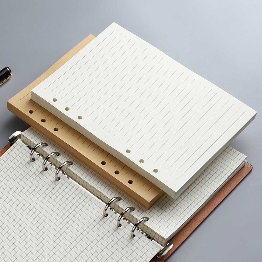 80Sheets A5/A6/A7 Notebook Refill Paper 6-hole Binder Inner Page Students
