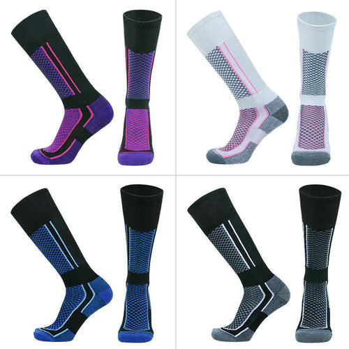 Men Women Long Warm Breathable Ski Socks Thicken Winter Sports Socks AU Stock