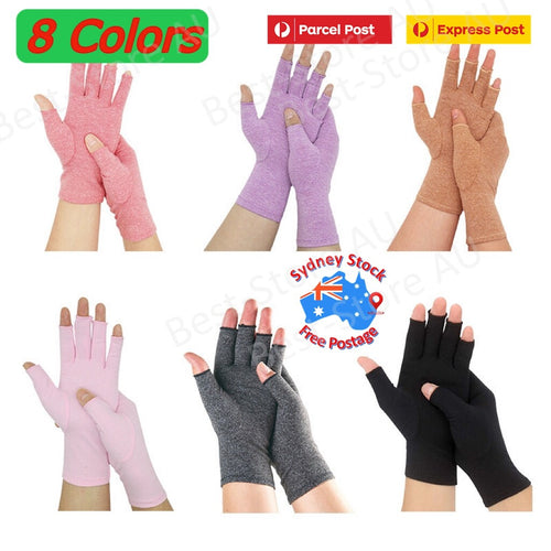 Arthritis Gloves Compression Joint Finger Hand Wrist Support Brace Pain Relief