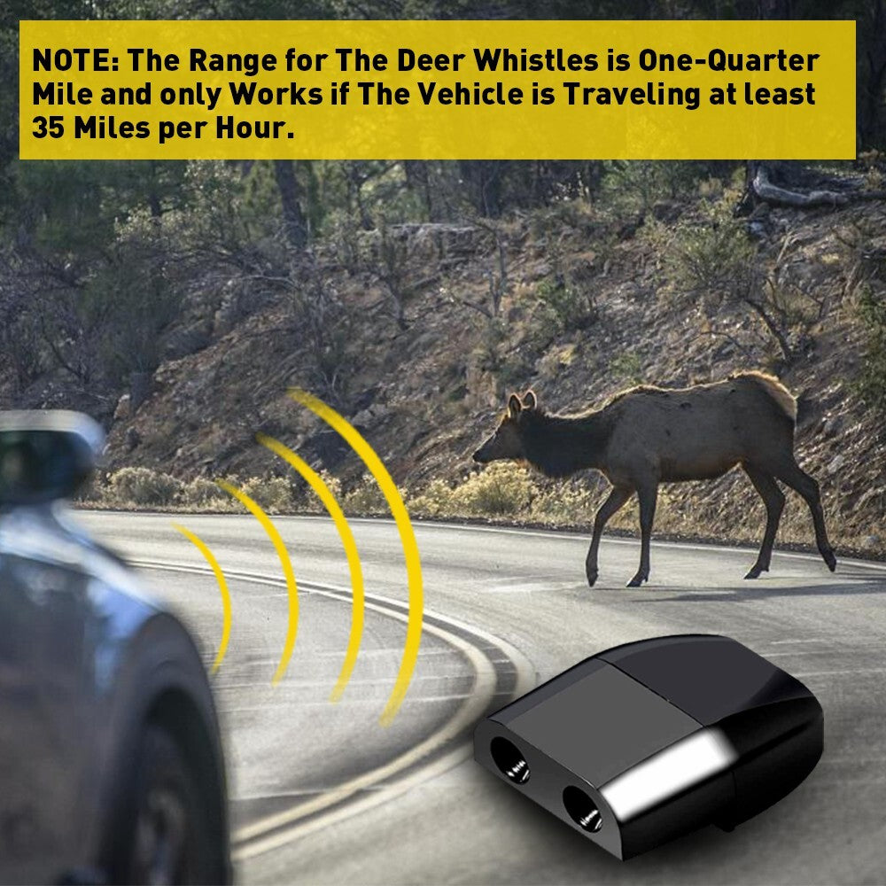 8Pcs Hidden Sonic Animal Repeller Whistle Roo Kangaroo Deer 8WD Car Truck