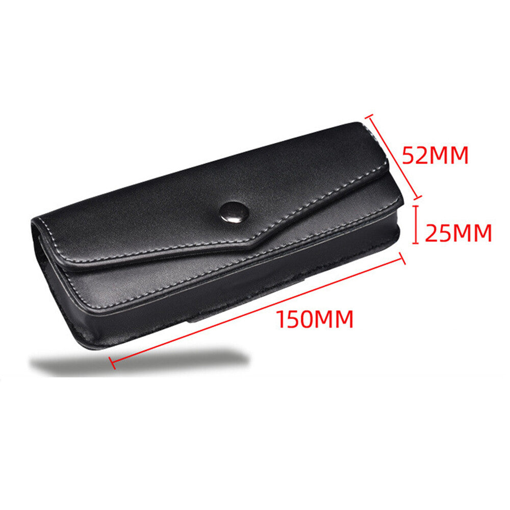 PU Leather Reading Glasses Storage Box Belt Wearable Belt Cases Sunglasses Box