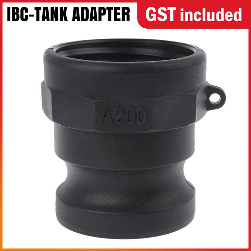 Hose Connector 2" Coarse Thread X 2" Cam Lock IBC Tank Adapter Fittings Valve
