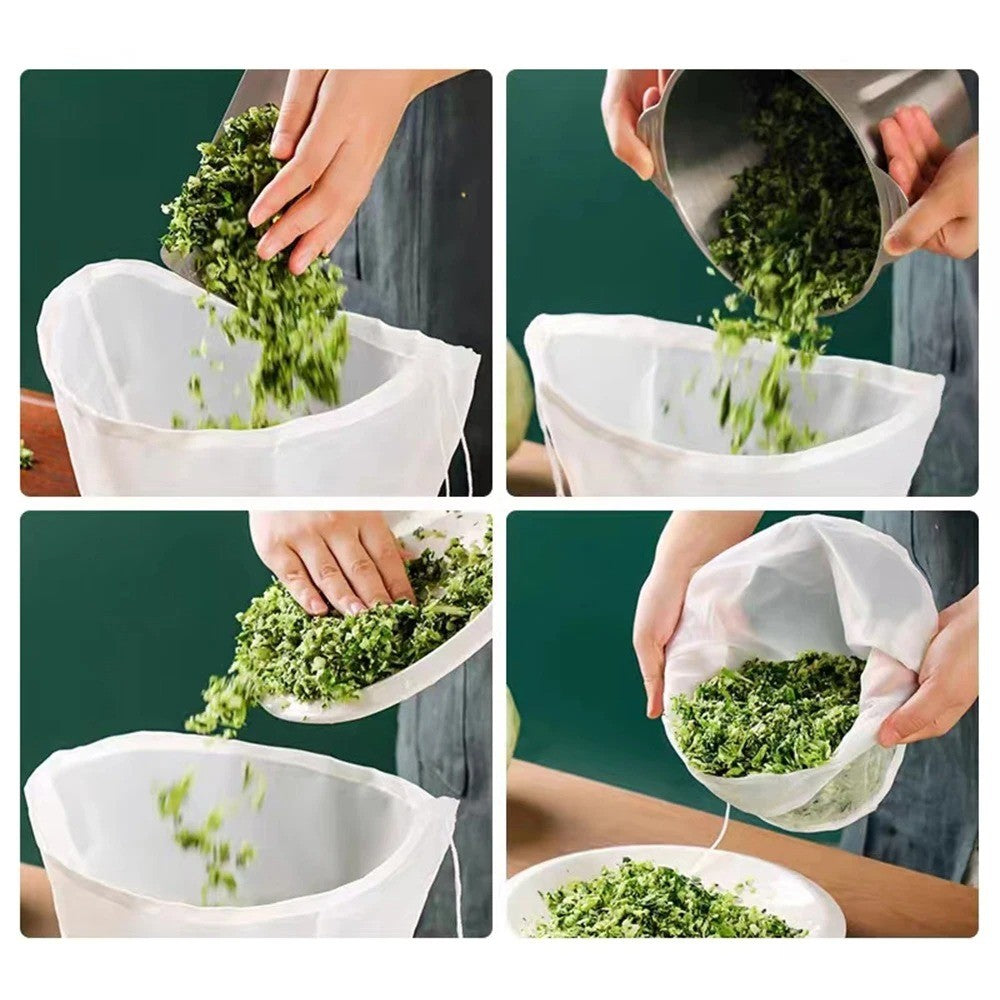 Reusable Soy Milk Bags Bowl Shape Cheesecloth Bags Mesh Bag For Stock Cooking