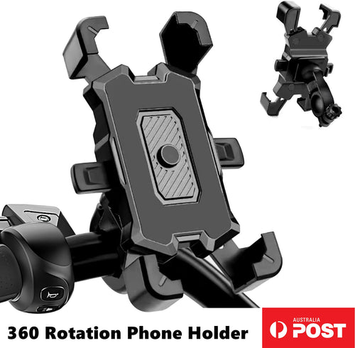 360° Rotation Mobile Phone Holder Handlebar Mount For Motorcycle Bicycle Bike