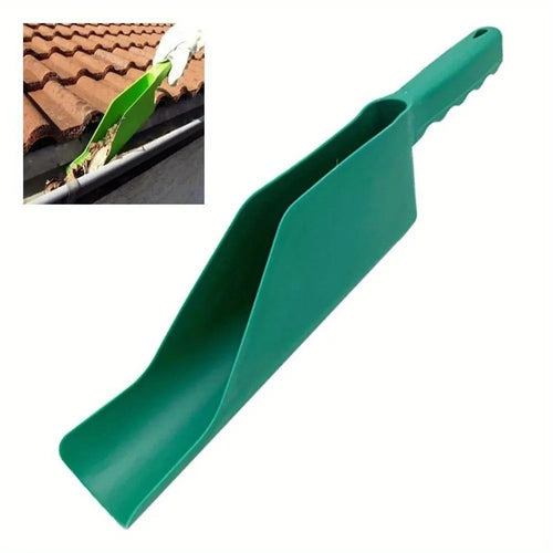 Gutter Roof Cleaning Tool Hook Shovel Scoop Leaves Dirt Remove Home Cleaner