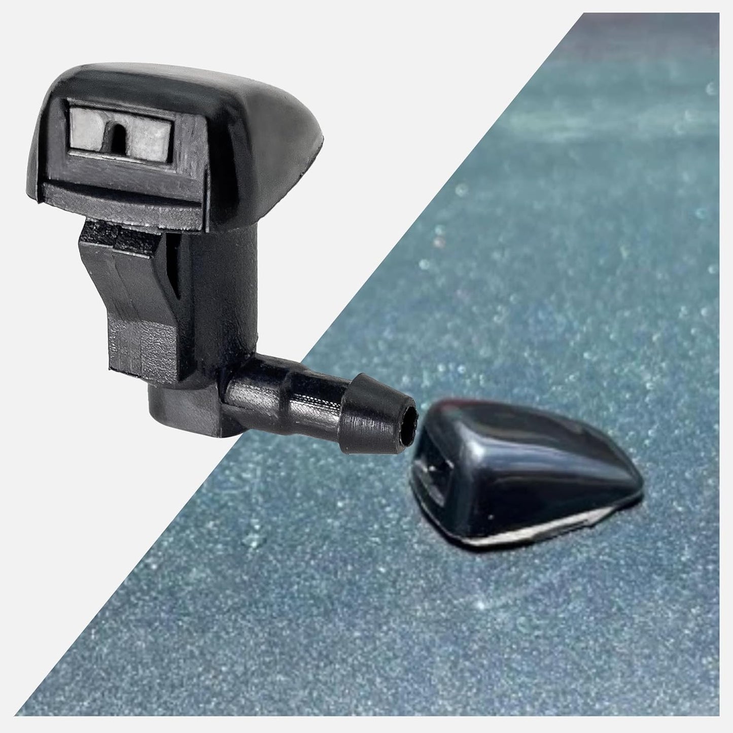 Compatible with Mazda BT-50 2012-2019 Car Front Windshield Wiper Washer Jet Nozzle Spray