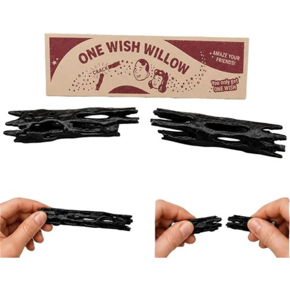 One Wish Willow Snap Stick Replica with Triangle Gift Box,Breakable Wish-Making