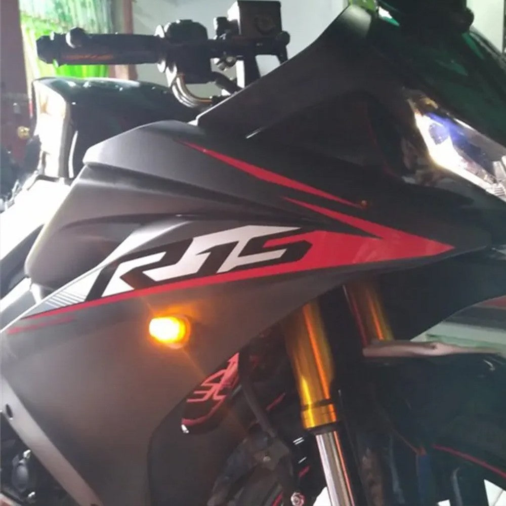 LED Flush Mount Indicators Turn Signals Compatible with Yamaha YZF R1 R6 FZ1 FZ6 MT03 XJ6