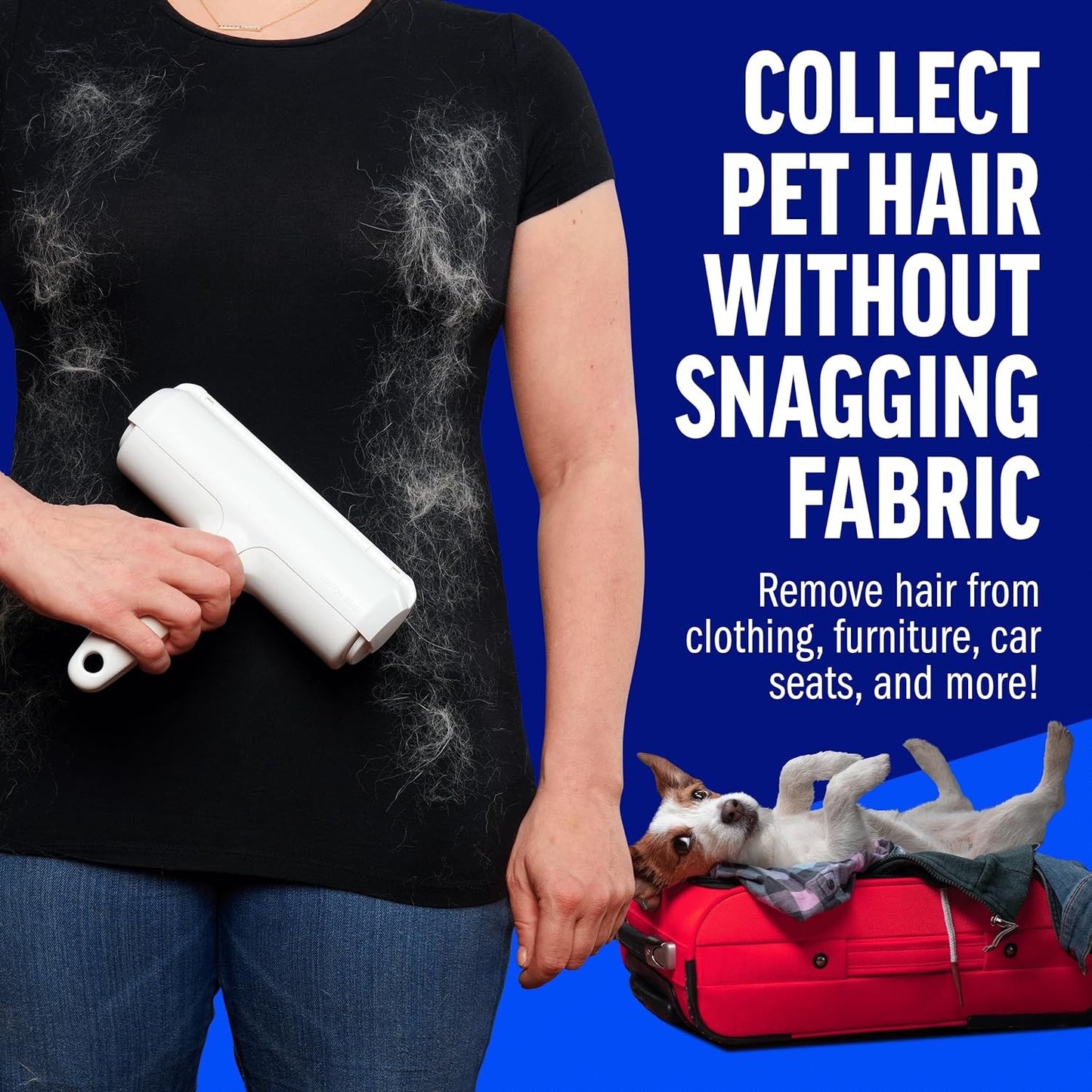Chom Chom Roller Pet Hair Remover and Reusable Lint Roller