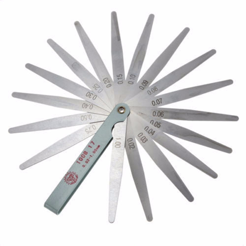 17 Blade Thickness Gap Metric Filler Feeler Gauge Measure Tools 0.02 to 1mm AU