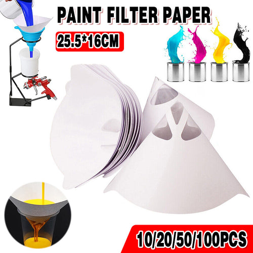 Up to 100PCS Micron Paint Paper Strainers Sieve Filter Nylon Mesh Net Funnel AU
