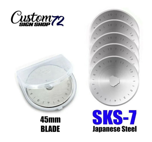 45mm Rotary Cutter Blades Sks-7 Craft Sewing Quilting Cutting Tool 5pcs